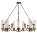 Castle-Pines-Burlap-9-Light-Chandelier-The-Cabin-Shack-1