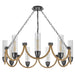 Castle-Pines-Burlap-9-Light-Chandelier-The-Cabin-Shack-2