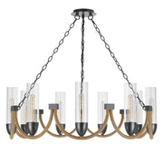 Castle-Pines-Burlap-9-Light-Chandelier-The-Cabin-Shack