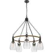 Central-City-Rustic-Burlap-5-Light-Chandelier-The-Cabin-Shack-2