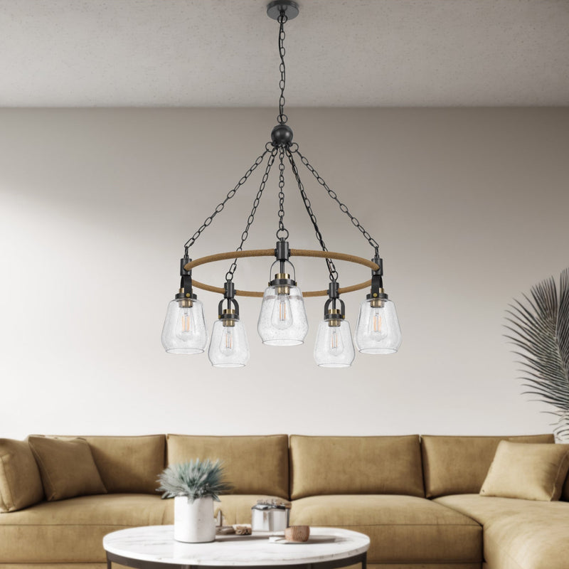 Central-City-Rustic-Burlap-5-Light-Chandelier-The-Cabin-Shack-4