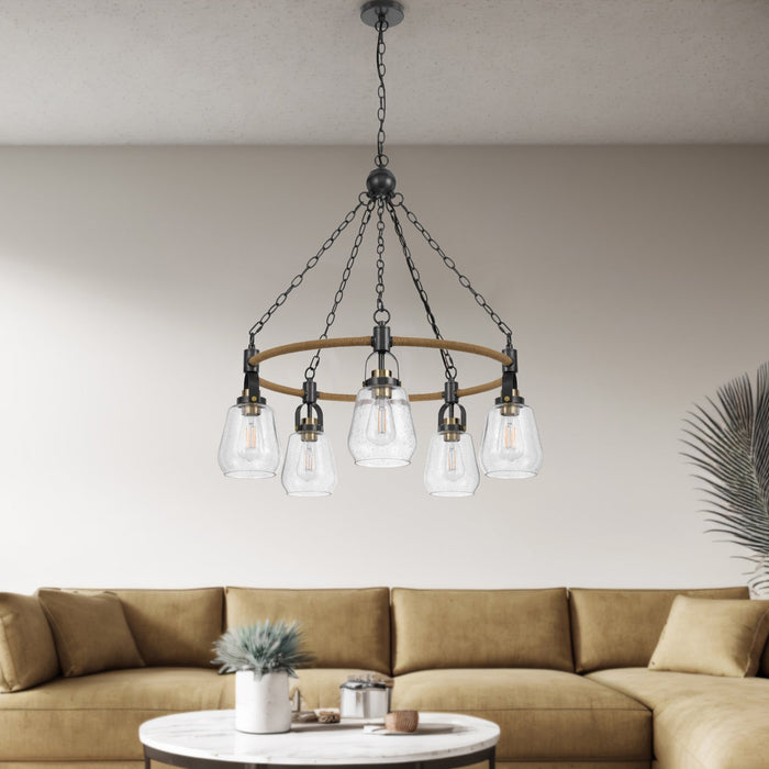 Central-City-Rustic-Burlap-5-Light-Chandelier-The-Cabin-Shack-4