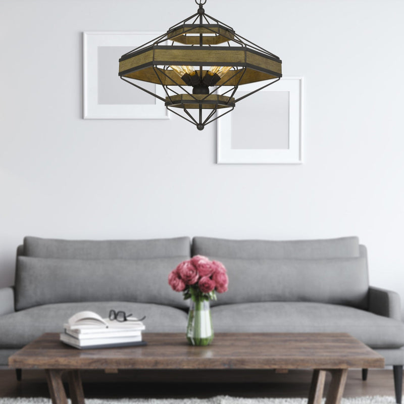 Chattanooga-Pine-Wood-4-Light-Chandelier-The-Cabin-Shack-1