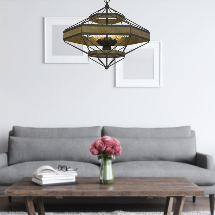 Chattanooga-Pine-Wood-4-Light-Chandelier-The-Cabin-Shack-1