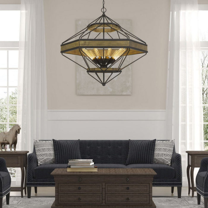 Chattanooga-Pine-Wood-9-Light-Chandelier-The-Cabin-Shack-1