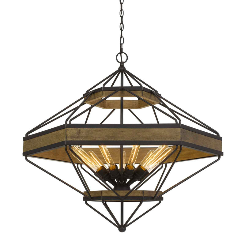Chattanooga-Pine-Wood-9-Light-Chandelier-The-Cabin-Shack