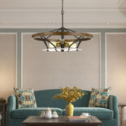 Cheyenne-Geometric-Round-Rustic-Chandelier-The-Cabin-Shack-1