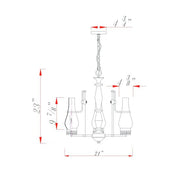 Columbia-Rustic-3-Light-Lantern-Chandelier-The-Cabin-Shack-1