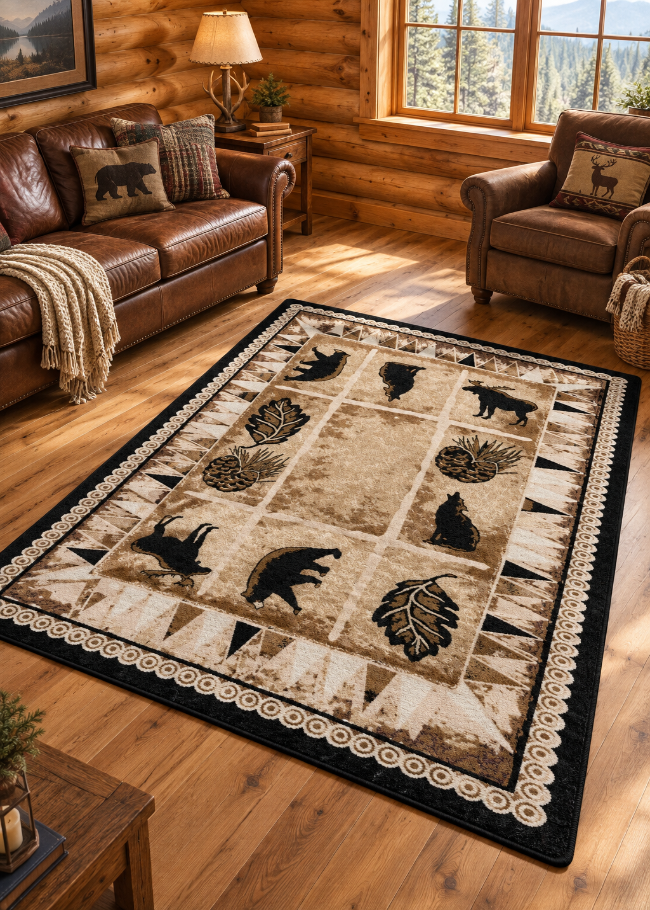 Critter Creek Lodge Rug | The Cabin Shack