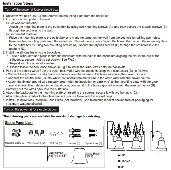 Cub-Lake-Trail-Evergreen-2-Light-Vanity-The-Cabin-Shack-7