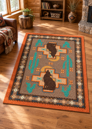 Desert Wolf Rug | The Cabin Shack