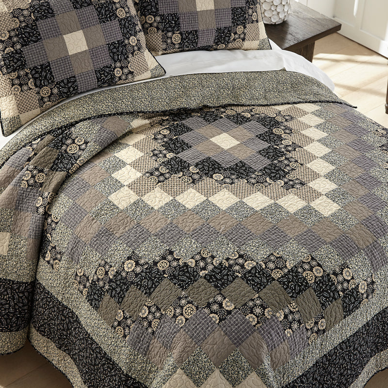 Dusty-Black-Floral-Farmhouse-Quilt-Set-The-Cabin-Shack-1