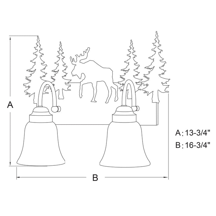 Endo-Valley-Moose-Evergreen-2-Light-Vanity-The-Cabin-Shack-2