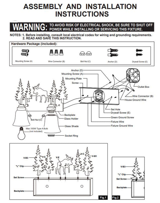 Endo-Valley-Moose-Evergreen-2-Light-Vanity-The-Cabin-Shack-6