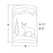 Evergreen-Bronze-Windy-Saddle-Deer-Wall-Sconce-The-Cabin-Shack-5