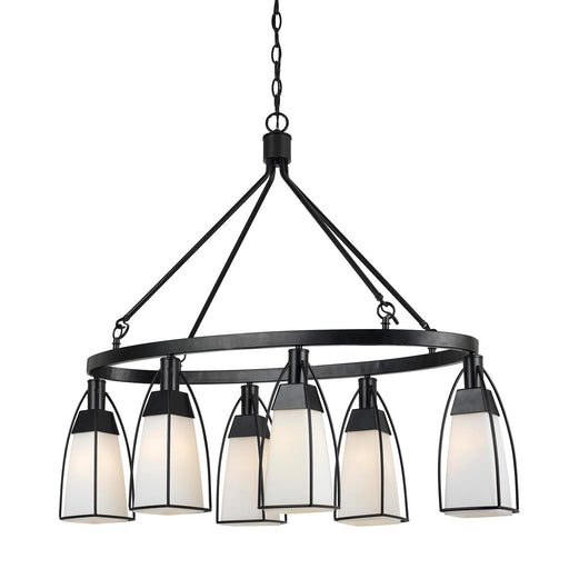 Kirkville-Black-Round-Chandelier-The-Cabin-Shack