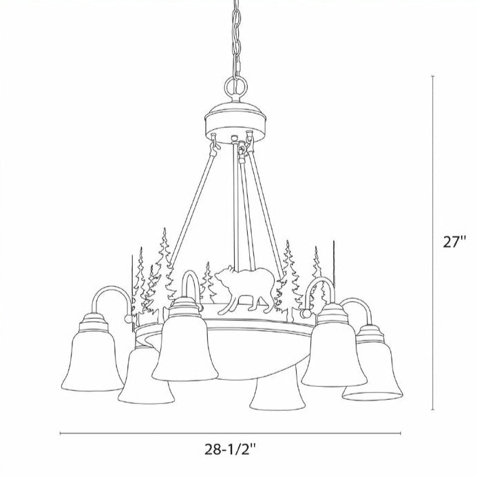 Longs-Peak-Evergreen-Bear-Chandelier-The-Cabin-Shack-3