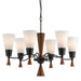 McKinney-Black-Mahogany-Chandelier-The-Cabin-Shack
