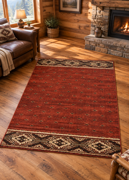 Mesa Rust Rug | The Cabin Shack