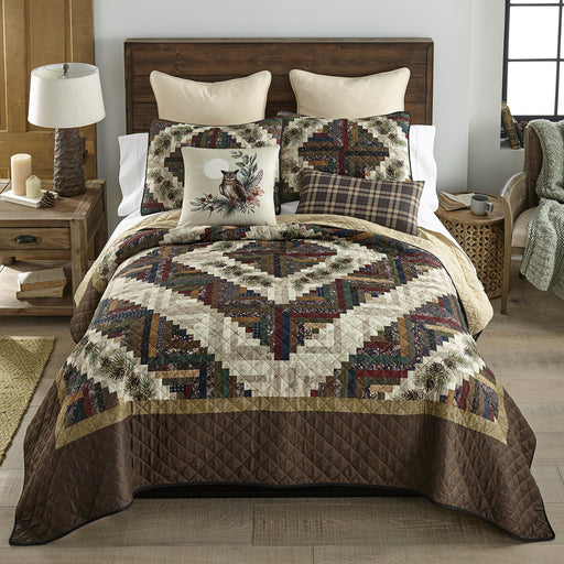 Mount-Sanitas-Pinecone-Patterned-Quilt-Set-The-Cabin-Shack