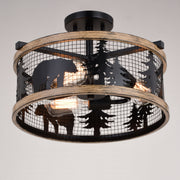 Oak-Wood-Cheyenne-Bear-Trail-Ceiling-Light-The-Cabin-Shack-3