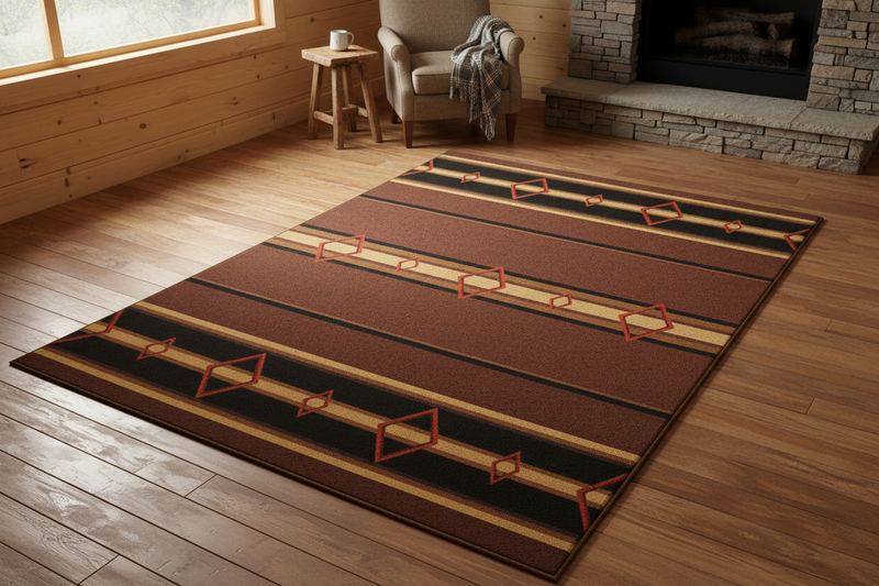 Southwest Corners Brown Rug Collection