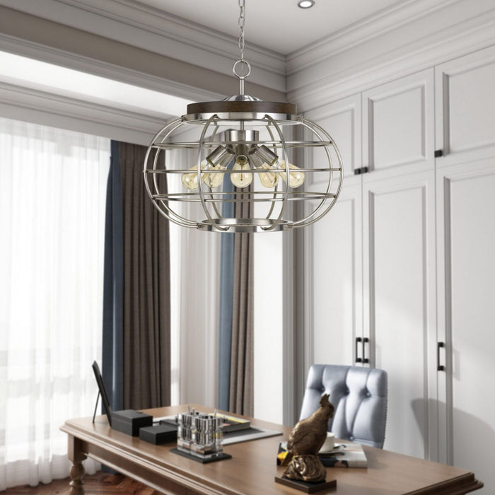 Park-City-Industrial-Rustic-5-Light-Chandelier-The-Cabin-Shack-1