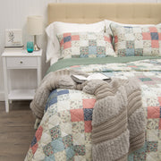 Patterned-Plaid-Floral-Garden-Quilt-Set-Quilt-Set-The-Cabin-Shack-3