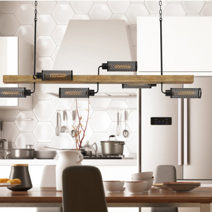 Pine-Wood-Aberdeen-Island-Chandelier-The-Cabin-Shack-2