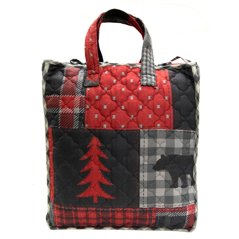 Red-Wooded-Cabin-Bear-Trail-Reversible-Quilt-Set-The-Cabin-Shack-3