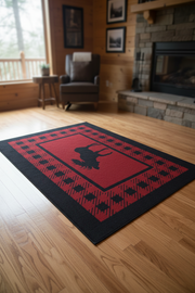 Red Moose Retreat Lodge Rug Collection Staged | The Cabin Shack