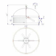 Rustic-Industrial-Round-6-Light-Chandelier-The-Cabin-Shack-3