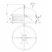 Rustic-Industrial-Round-6-Light-Chandelier-The-Cabin-Shack-3