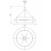 Rustic-Industrial-Round-Antique-Brass-Chandelier-The-Cabin-Shack-2