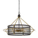 Rustic-Industrial-Round-Antique-Brass-Chandelier-The-Cabin-Shack