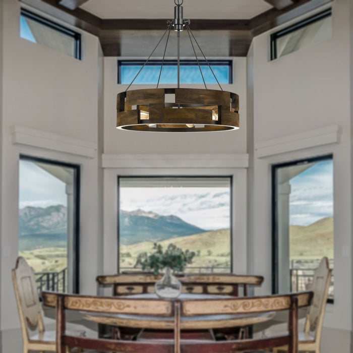 Smokey-Wooden-Drum-6-Light-Chandelier-The-Cabin-Shack-1