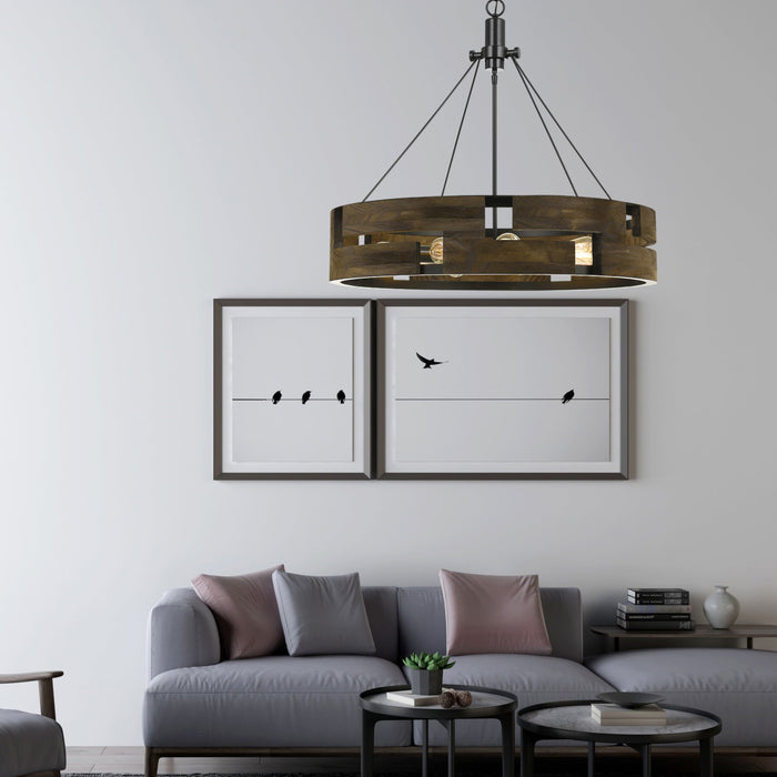 Smokey-Wooden-Drum-9-Light-Chandelier-The-Cabin-Shack-1