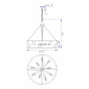 Smokey-Wooden-Drum-9-Light-Chandelier-The-Cabin-Shack-2