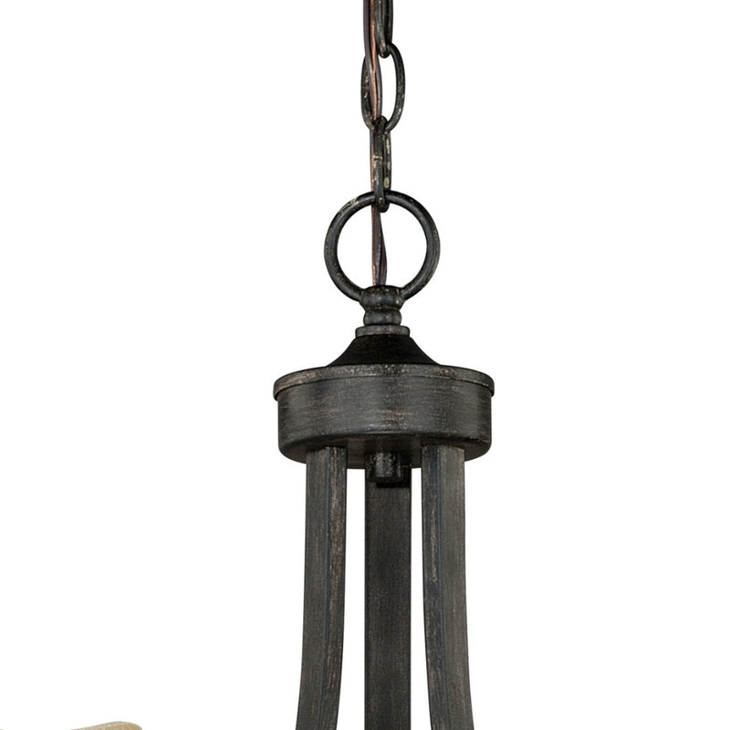 South-Table-Black-Walnut-Industrial-Chandelier-The-Cabin-Shack-1