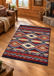 Vibrant Rust Rug | The Cabin Shack