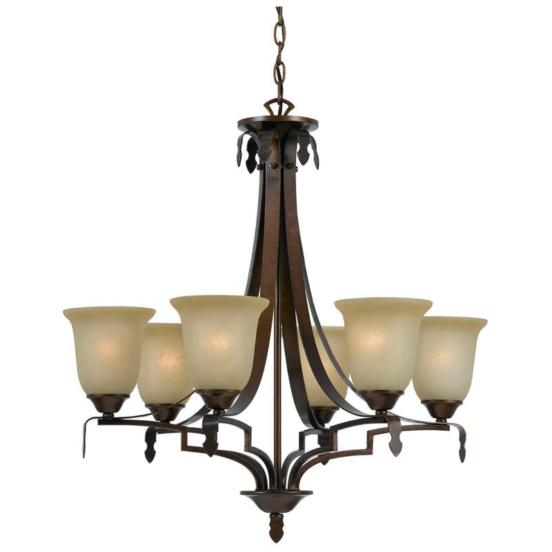 Vintage Hillsborough 6 Light Chandelier