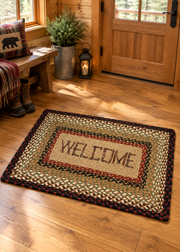 Welcome Jute Rug | The Cabin Shack