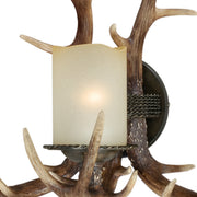 Bathroom vanity light fixture for a log cabin-4