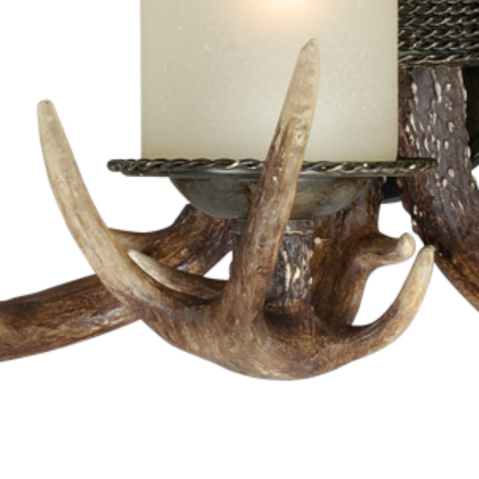 Bathroom vanity light fixture for a log cabin-6