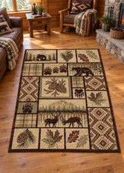 Aspen Glen Rug Living Room | The Cabin Shack