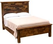 Aspen Reclaimed Barnwood Bed handcrafted from authentic reclaimed wood