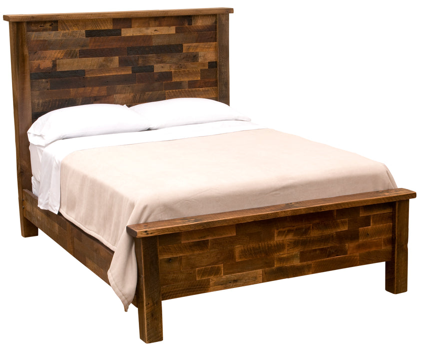 Aspen Reclaimed Barnwood Bed handcrafted from authentic reclaimed wood