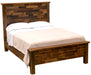 Aspen Reclaimed Barnwood Bed handcrafted from authentic reclaimed wood