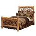 Backcountry cedar twig bed natural wood white background