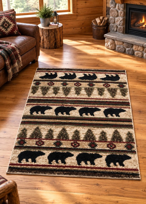 Bear Hills Rug Living Room | The Cabin Shack